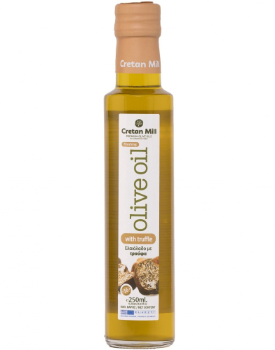 Масло оливковое нерафин. высш, качества EXTRA Vigin olive ojl с трюфелем CRETAN MJLL 0.25л Греция