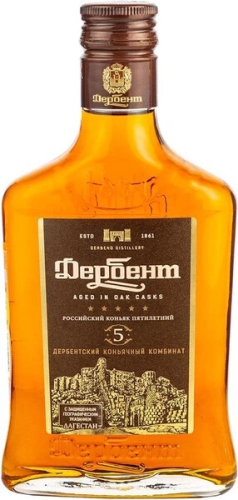 Российский &quot;5-летний Дербент&quot; 0,25л фл. /Дербент/ Коньяк Россия