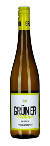 Грюнер Вельтлинер Франц Энд Френдс 0,75л. белое сухое. Вино Австрия
