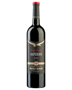 Саперави красное сухое (Мегобари) 0,75л Вино Грузия