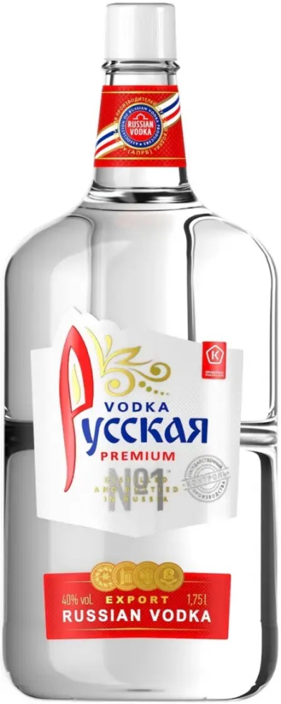 Русская 1,75. Водка Россия