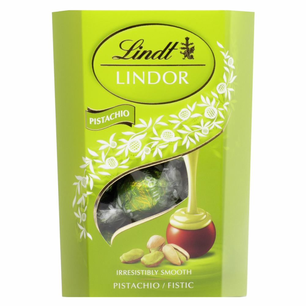 Конфеты шоколадные Lindor Pistachio с фисташковой начинкой 200г 