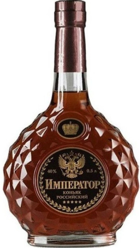 Император 5 звезд 0,5л Коньяк Россия