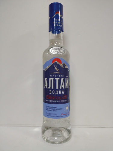 Вечерний Алтай 0,5л. Водка Россия