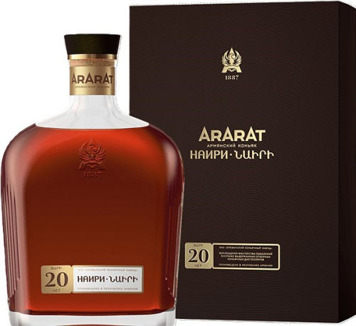 Наири 0,5л в п/уп NEW. Коньяк Армения