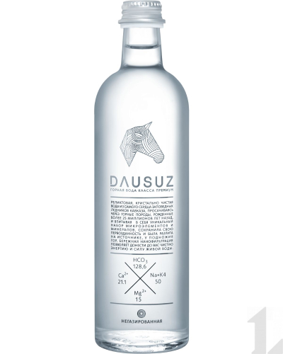 Даусуз 0,5л ст/бут. Вода минеральная столовая негазированная Россия