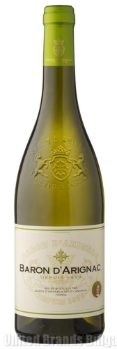 Барон Д'Ариньяк белое п/сухое 0,75л. Вино Франция