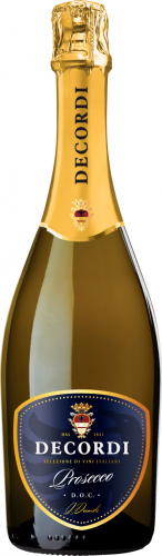 Просекко Декорди Брют белое 0,75л. Игристое вино Италия