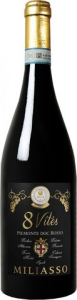 8 Витес коллекция Милиассо 0,75л сухое красное. Вино Италия