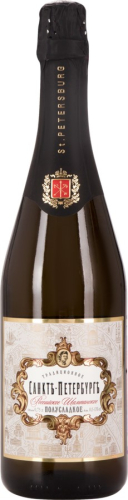 Игристое белое &quot;Санкт-Петербург традиционное&quot; п/слад. 0,75л. С-Петербург