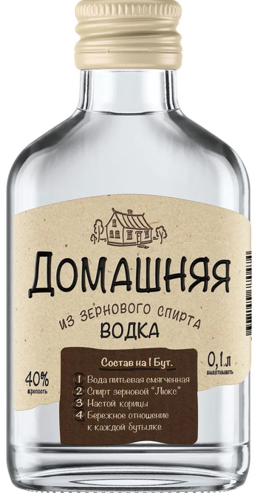 Питейный дом Домашняя 0,1л. Водка Россия