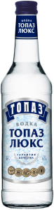 Топаз Люкс 0,5л 38%. Водка Россия