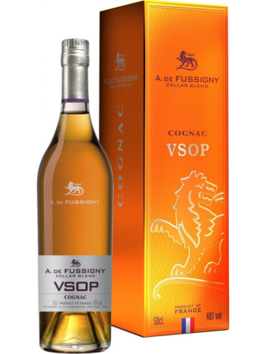 А. де Фуссиньи Селлар Бленд ВСОП 40% 0,5 л в п/уп.Коньяк Франция