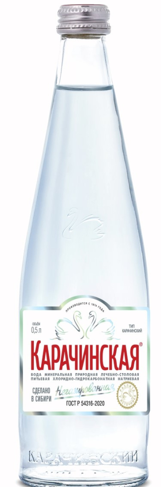 Карачинская минеральная вода без газа 0,5л ст/бут