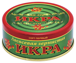 Икра лососевая зернистая (горбуша) 95 г ж/б
