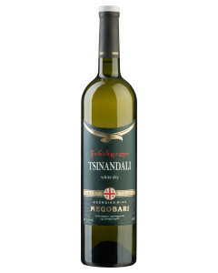 Цинандали белое сухое (Мегобари) 0,75л Вино Грузия