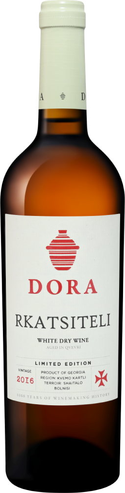 Ркацители Квеври Дора белое сухое 0,75л. Вино Грузия
