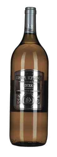 Мускат Ркацители серия Вина Крыма белое п/сладкое 1,5л. Вино Россия