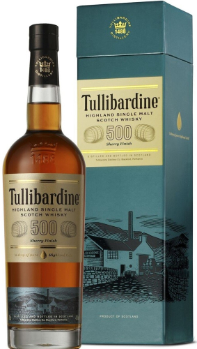 Сингл Молт Туллибардин "500" Шерри Финиш 0,7л п/уп. Виски Соединенное Королевство