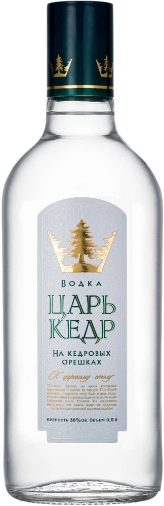 Царь Кедр 38% 0,5л Водка Россия
