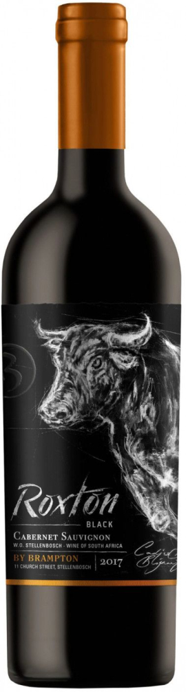 Рокстон Блэк Каберне Совиньон 0,75л сухое красное. Вино ЮАР