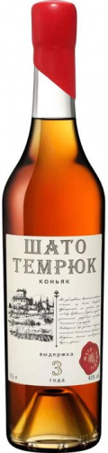 Российский трехлетний Шато Темрюк 0,5л. Коньяк Россия