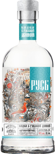 Русь 0,5л. Водка Россия