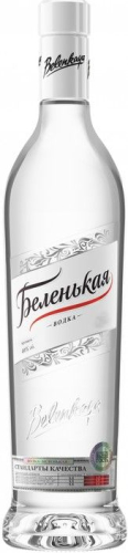 Беленькая 0,5л 40% Водка Россия