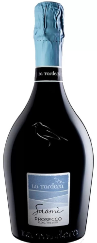 Просекко Тревизо. Ла Тордера "Саоми" Брют белое 0,75л. Игристое вино Италия