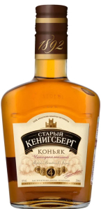 Старый Кенигсберг /четырехлетний/ 0,25л F Коньяк Россия