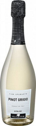 Вилла Дельи Олми Пино Гриджио Спуманте Экстра Драй брют белое. 0,75л Игристое. Вино Италия