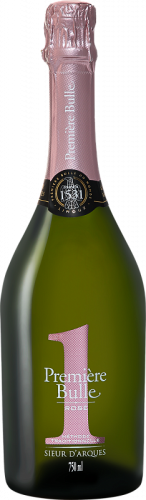 Креман де Лиму Премьер Бюлль розовое брют 0,75л. Игристое вино Франция