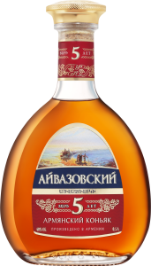 Айвазовский 5 лет 0,5л Коньяк Армения