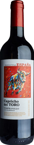 Капричо дель Торо Темпранильо 0,75л  красное п/сладкое Вино. Испания
