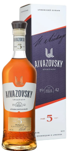Айвазовский 5 лет 0,5л п/уп. Коньяк Армения