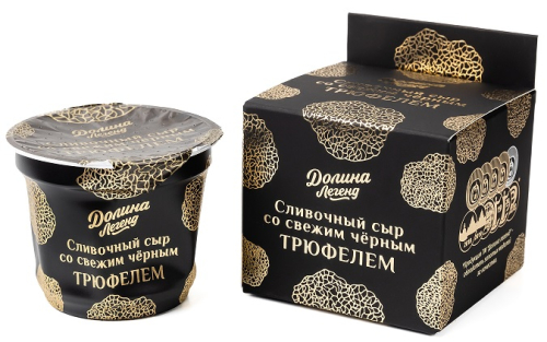 Сыр сливочный плавленый с трюфелем пастообразны 50% т.м. Долина Легенд 130г