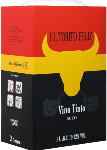 Эль Торито Фелис красное сухое 2л. Вино Россия  