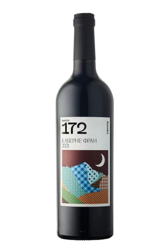 Высота 172 Каберне Фран красное сухое 0,75л. Вино Россия