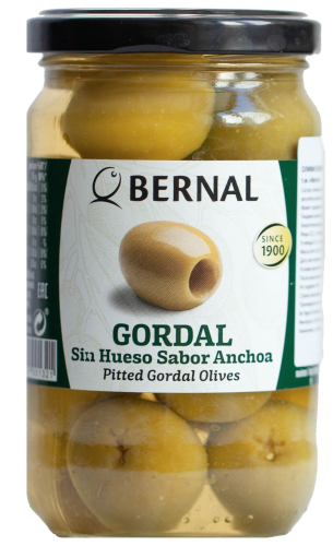 Оливки GORDAL (Гордаль ) зеленые, крупные,  без косточки 300г стекло