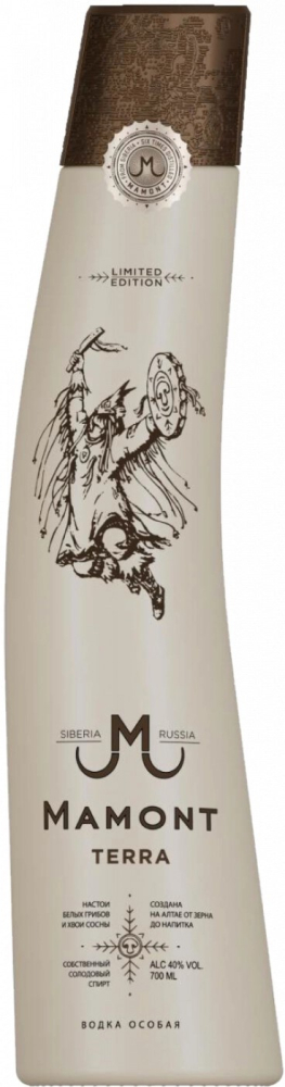 Мамонт Терра 0,7л. Водка особая Россия
