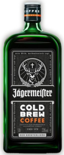 Ягермайстер Колд Брю Кофе 0,75л. Ликер десертный Германия