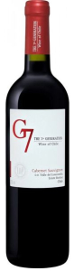 Джи 7 Каберне Совиньон 0,75л красное сухое Вино. Чили