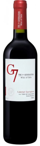 Джи 7 Каберне Совиньон 0,75л красное сухое Вино. Чили
