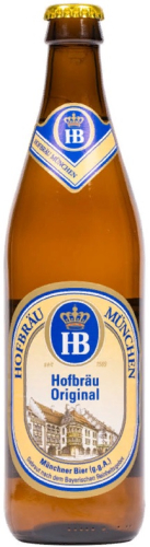 Пиво Хофброй Оригинальное светлое пастериз. фильтр. 0,5л ст/бут. Германия