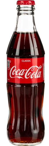Кока-кола (Coca-Cola ) 0,33л ст/б сильногазированный напиток.Грузия