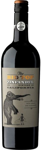 Зе Биг Топ Зинфандель Рэд 0,75л красное сухое. Вино США/Франция