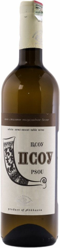Псоу 0,75л  белое п/сладкое Вино Абхазия