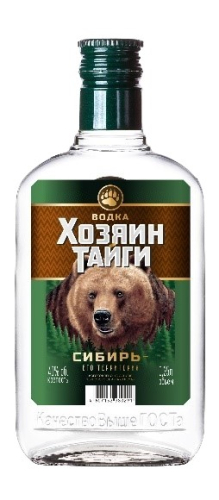 Хозяин тайги 0,25л. Водка Россия