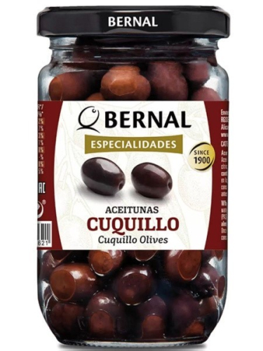 Оливки CUQUILLO черные Bernal с/к 180 г (300 г)