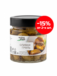 Оливки гриль в масле 200мл